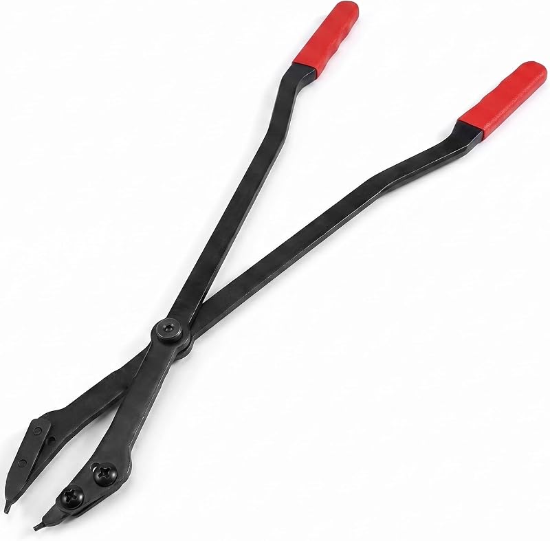 1489-26” Transmission Snap Ring Pliers, Internal Retaining Ring Pliers | Heavy Duty Extra Long Reach Large Snap Ring Removal Tool Fits GM 5L40 5L50 6L50 6L80 6L90 Ford 6R140, Interchangeable Tips