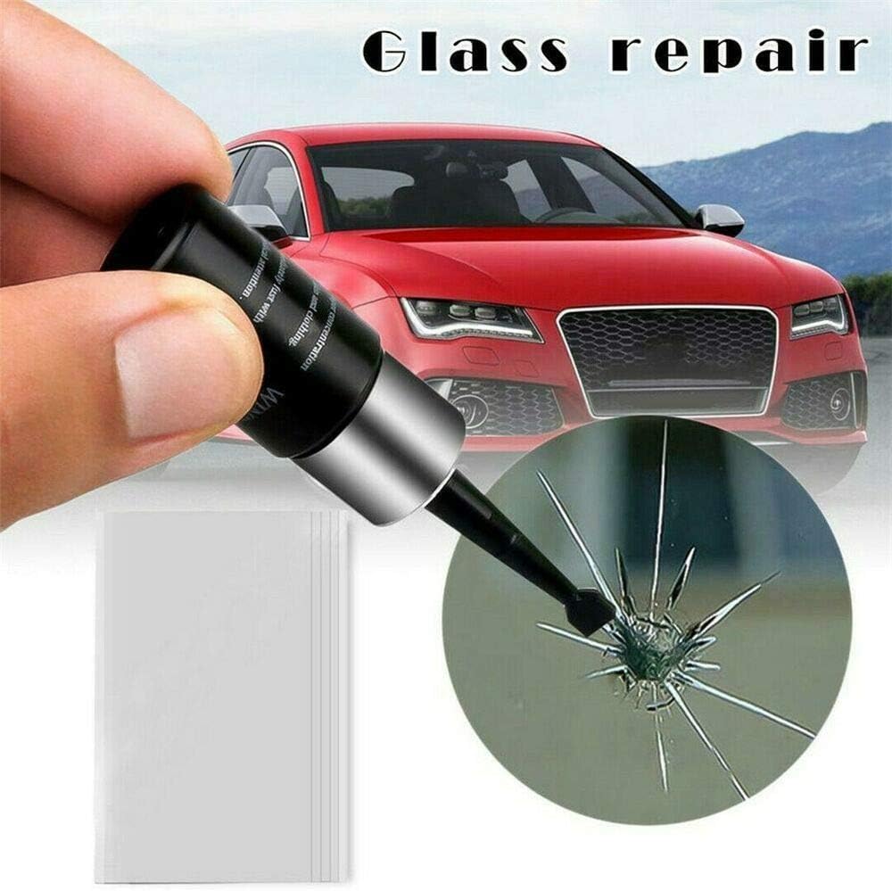 Automotive Glass Nano Repair Fluid-Car Windshield Repair Resin Cracked Glass Repair Kit,Glass Corrector Set, Crack Repairing for Car, Auto Home Window