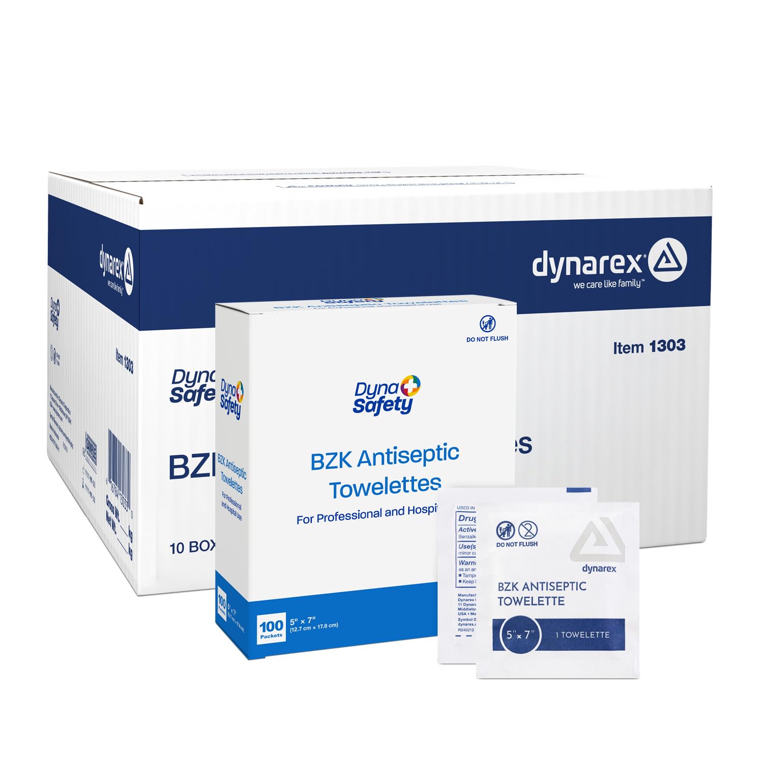 Amazon.com : Dynarex DynaSafety BZK Antiseptic Towelettes