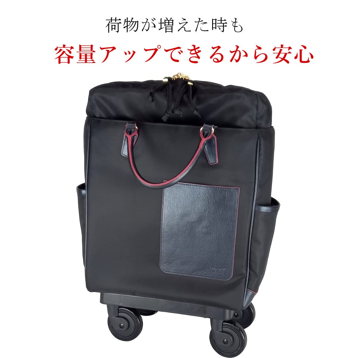 ✨極美品✨ スワニー キャリーバッグ D-598 リリーア ブラック 4輪 Amazon｜SWANY スワニー キャリーバッグ D-598 リリーア M21