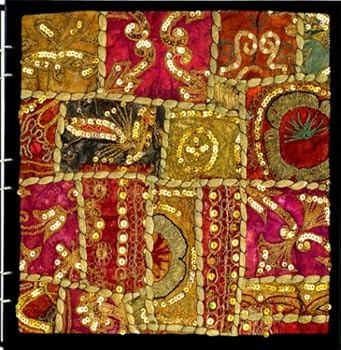 Hardcover Handstitched Tribal Embroidery Two Unlined Book