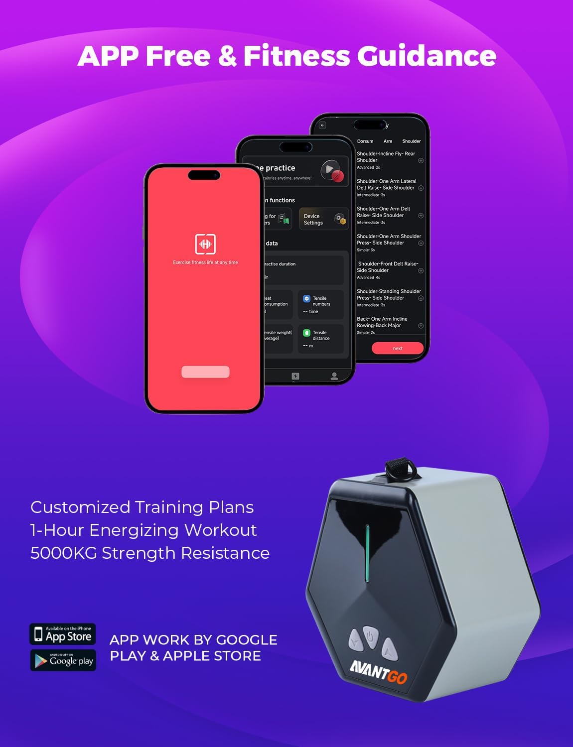 Portable Home Gym, Multifunctional Cable Fitness Machine, Re...