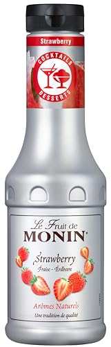 Monin Le Fruit Erdbeere - FruchtPüree Mix Erdbeere (1 x 0,5l) – Erdbeerpüree & Fruchtzubereitung für Cocktails, Smoothies & Desserts Monin Le Fruit Erdbeere - FruchtPüree Mix Erdbeere (1 x 0,5l) – Erdbeerpüree & Fruchtzubereitung für Cocktails, Smoothies & Desserts