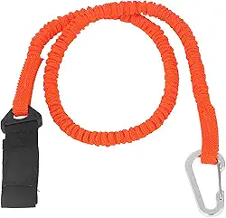 Coleira extensível para caiaque, tiras de poliéster + nylon, resistente ao transporte, 72-89 cm extensível, para remo de caiaque, varas de pesca, surf, remo, uso ao ar livre