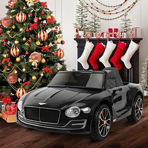 Bentley EXP12 - Coche eléctrico infantil con mando a distancia, neumáticos de goma EVA, asiento de poliuretano, sonido y luz, 108 x 60 x 43 cm, color negro Cover