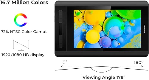 Miniatura 4 de XP-PEN Artist12 Monitor de dibujo FHD de 116 pulgadas monitor gráfico con bolígrafo PN06 sin batería soporte multifunción para bolígrafo y guante