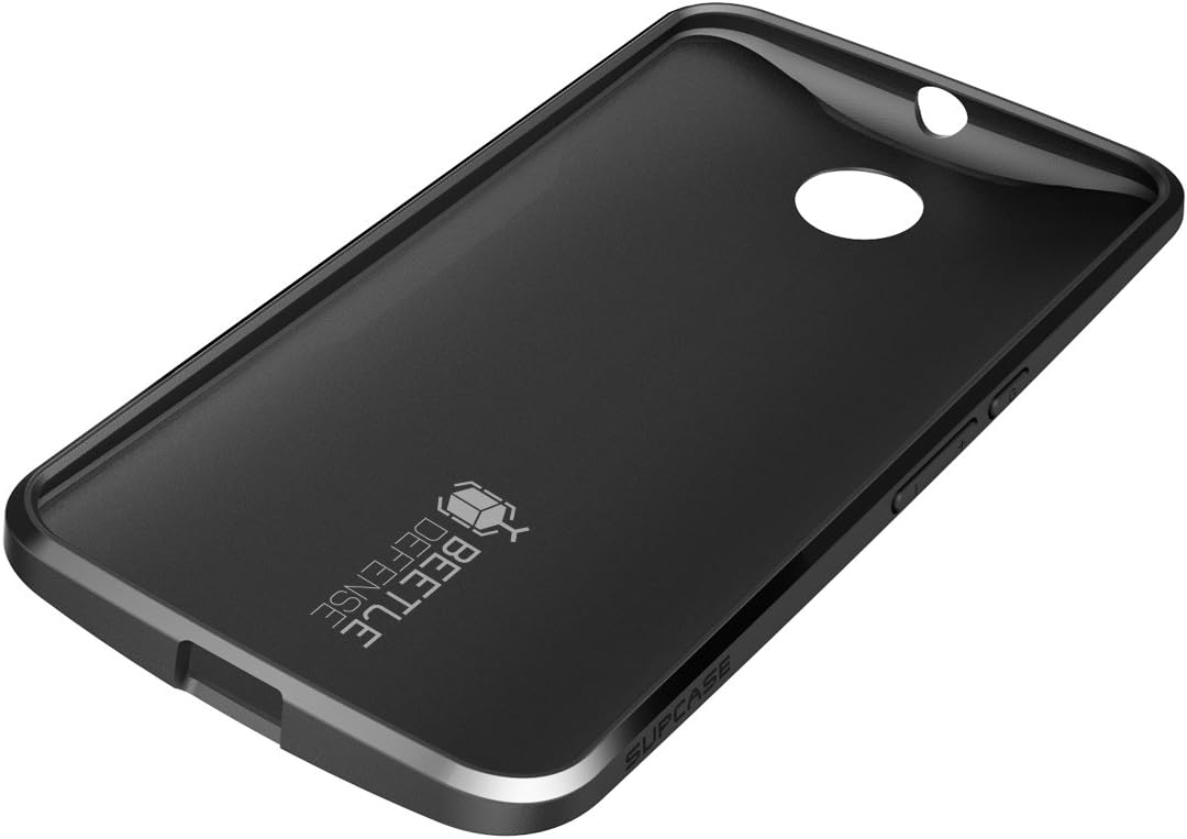 Nexus 6 Case, SUPCASE Google Nexus 6 Case [Unicorn Beetle Series] Premium Hybrid Bumper Case Cover for Motorola Nexus 6 (Black/Black)