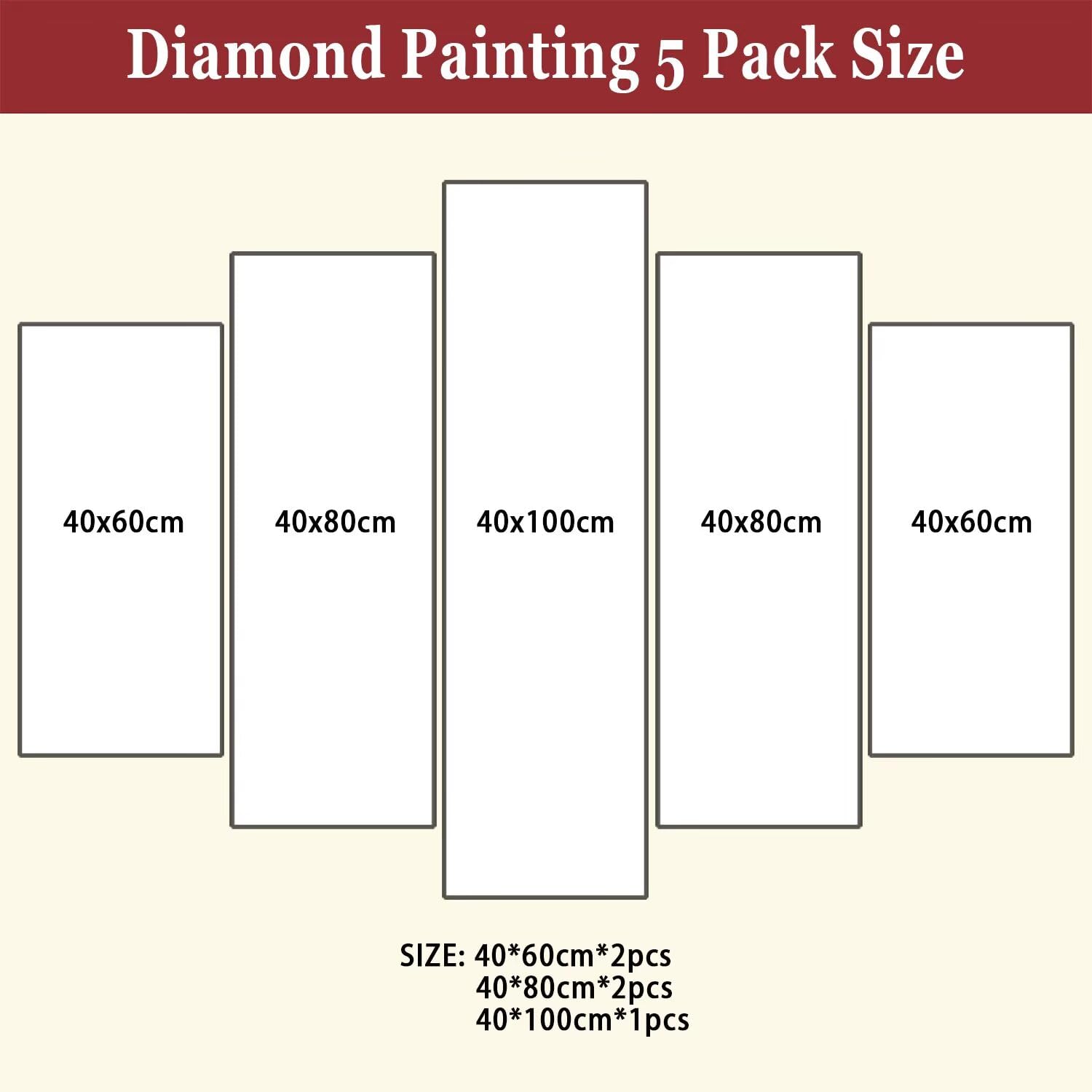 5 sztuk Diamentowe Malarstwo Drzewo Życia, Duże Książki Diamentowe Malarstwo, 5D DIY Zestaw Haft Kreatywny wypoczynek dla dorosłych, XXL Puzzle Rhinestone Mozaika, Ścieg krzyżykowy do dekoracji ścian