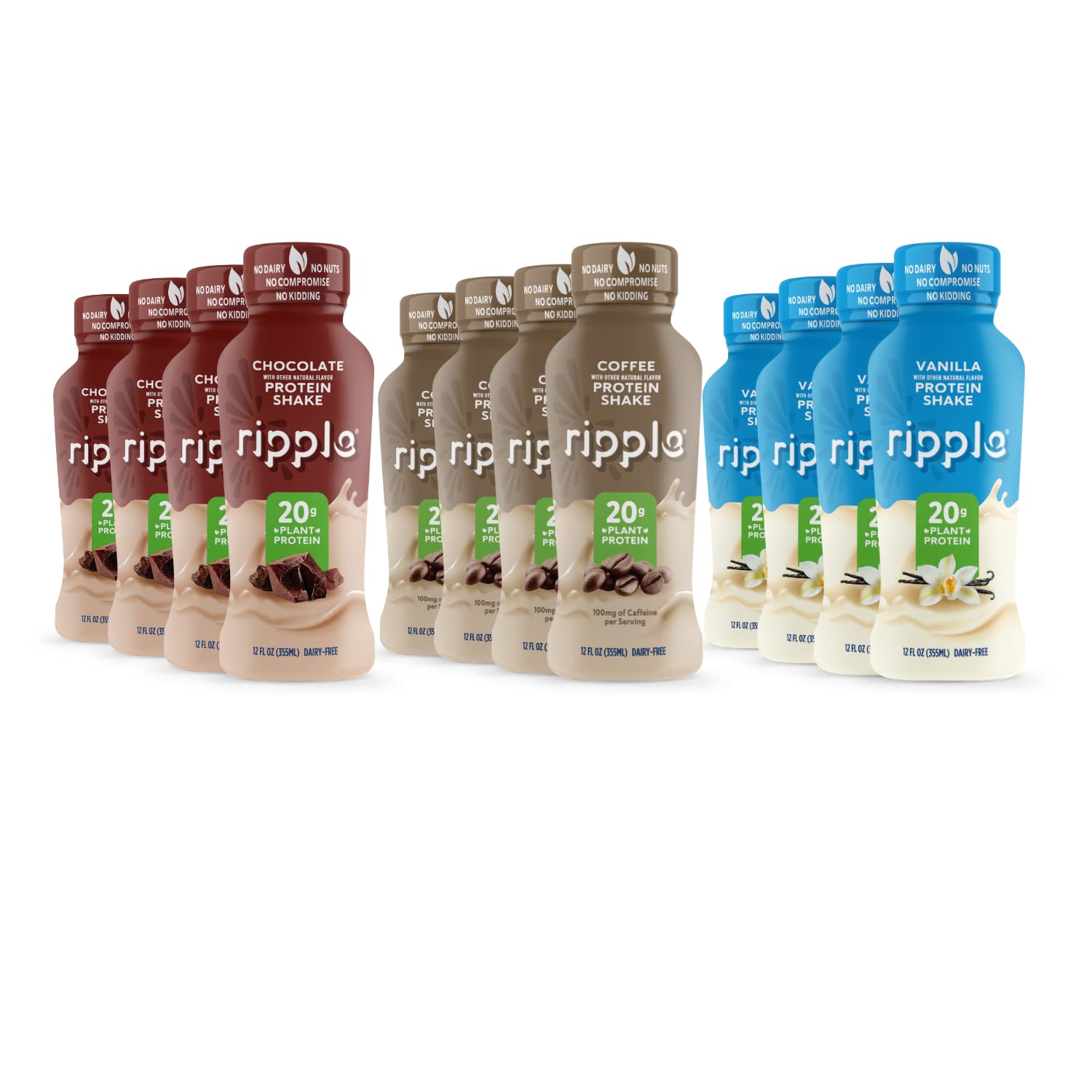 Ripple Vegan Protein Shake 20gNutritious Plant Based Pea