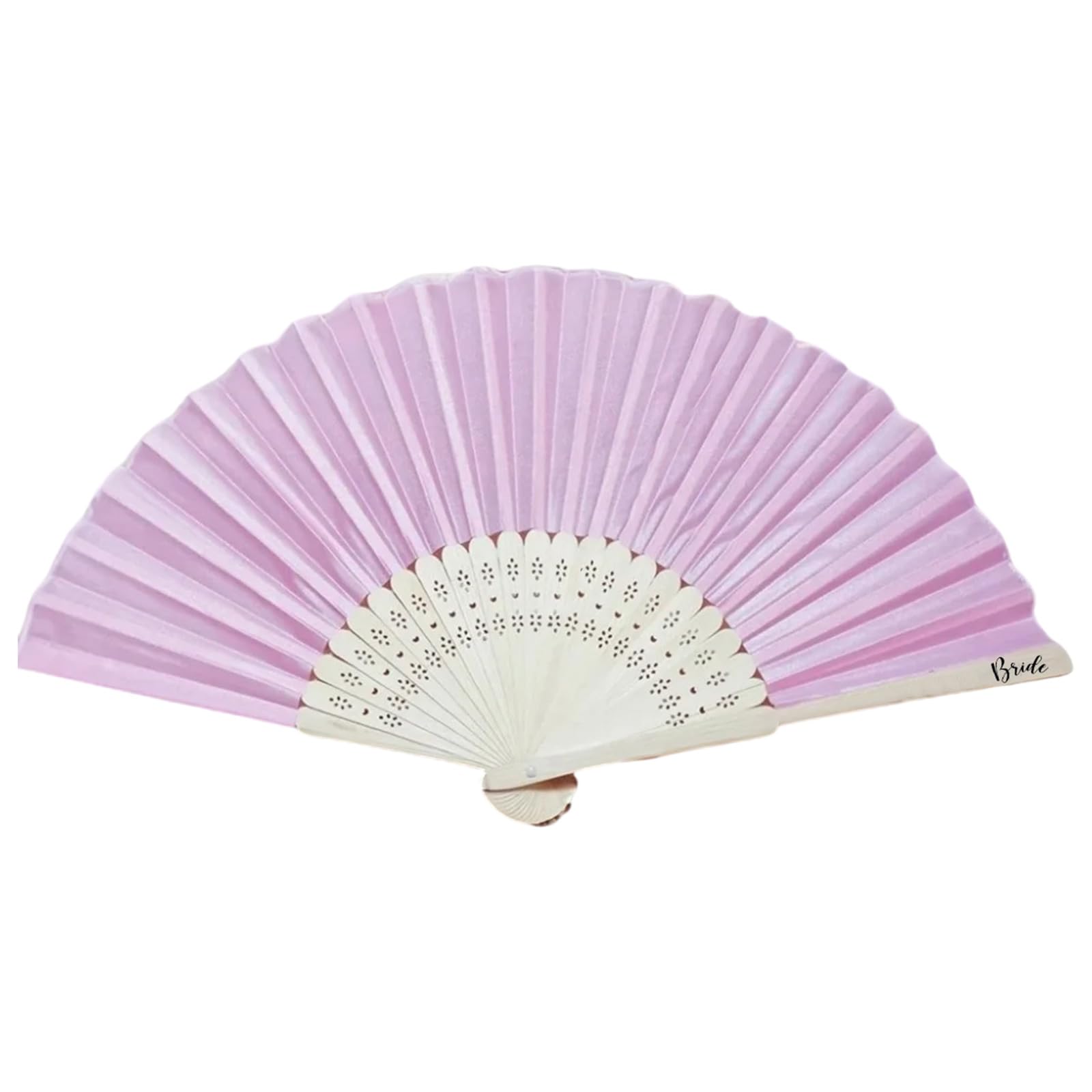 Jazuaiao Bridesmaid Folding Fan Handheld for Bridal Shower Wedding Engagement Decorative Bachelorettes Party Gift Portable Bridal