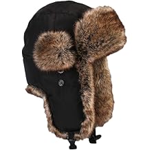 Oncefirst Unisex Trapper Hat with Ear Flaps Russian Ushanka