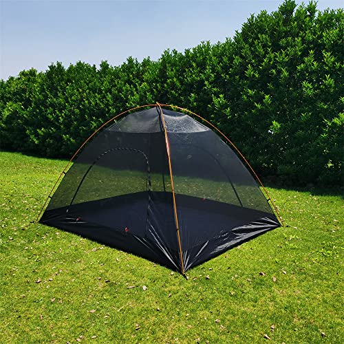 Carpa impermeable para camping 5-6 personas domo doble capa miniatura 3