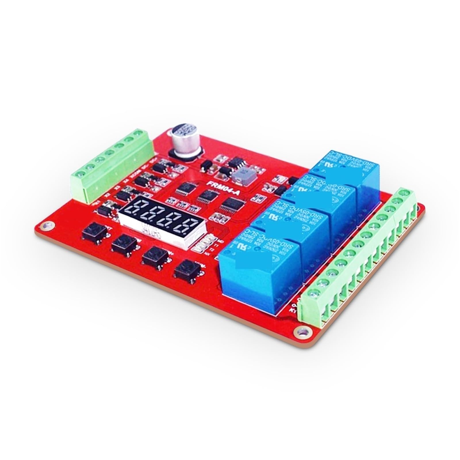 Module relais temporisé 4 canaux 6-40V temporisateur interrupteur retard cyclique 220V