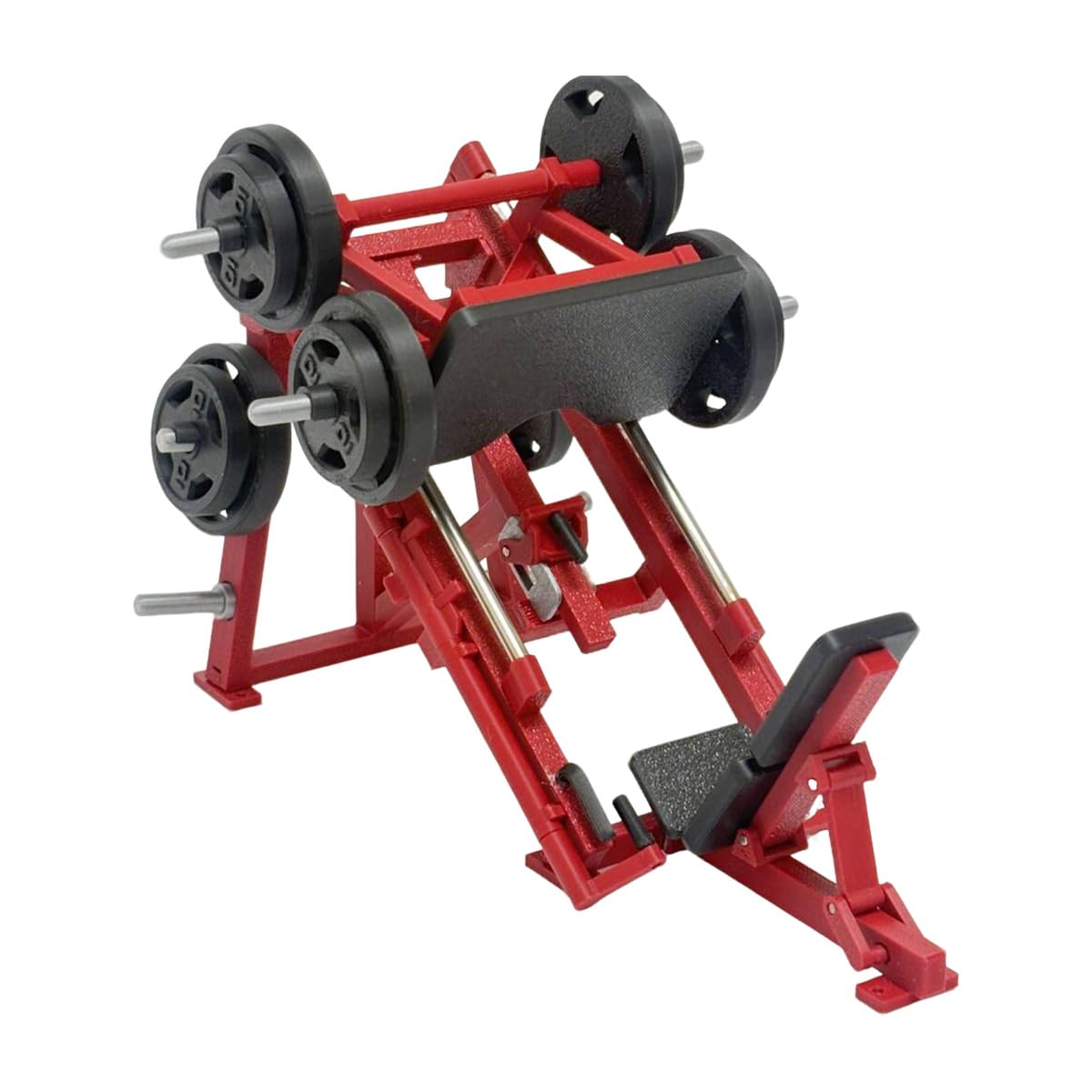Quibuilds Mini Leg Press Machine Model Set, Desktop Display for Fitness Lovers/Gym Enthusiasts