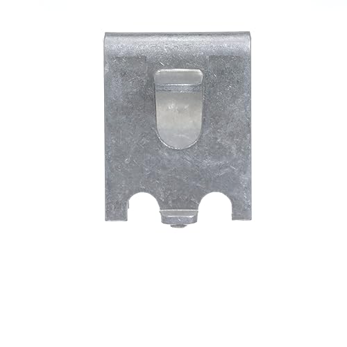 Miniatura 5 de Paquete de 32 clips universales de aluminio para estantes comerciales, estantes de exhibición, congeladores y refrigeradores, clip de repuesto para