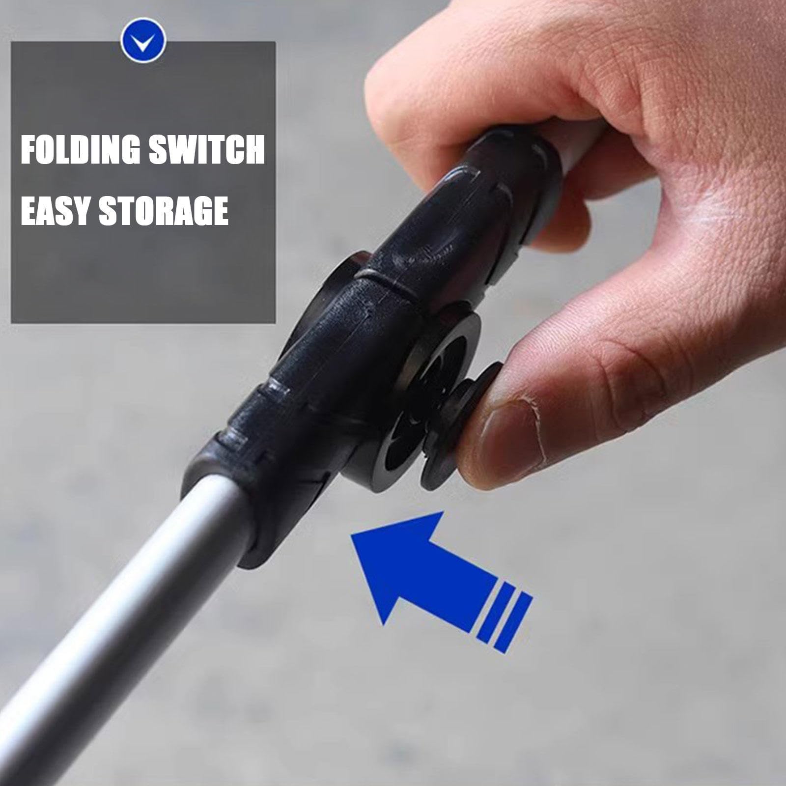 Herramienta de Agarre de Alcance, 31in Grabbers para Ancianos, Agarrador de Garra de Basura Práctico, Extralargo y Ligero, Mobility Aid Herramienta de Asistencia de Alcance, 1 Paquete,Blue
