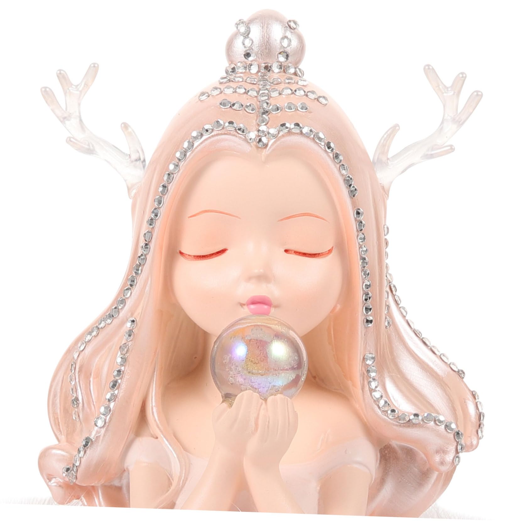 MAGICLULU Decorazione Auto con Angioletto e Base Bianca Profumo Duraturo per Interni Auto Accessorio Elegante e Pratico per Fresco e Rinfrescante