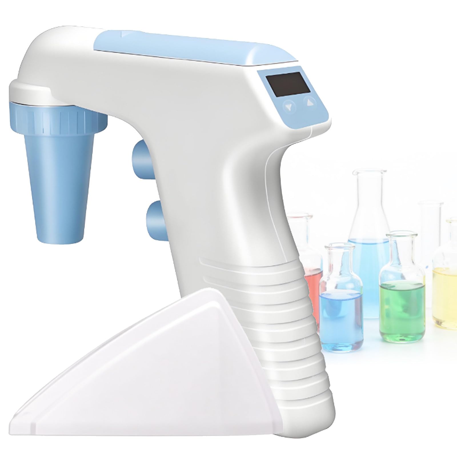 Controlador de pipeta eléctrico de Laboratorio, pipeta motorizada de 0,1-100 ml, Velocidad Ajustable en 6 Niveles, Kit de pipeteador Digital y Bomba de pipeta automática