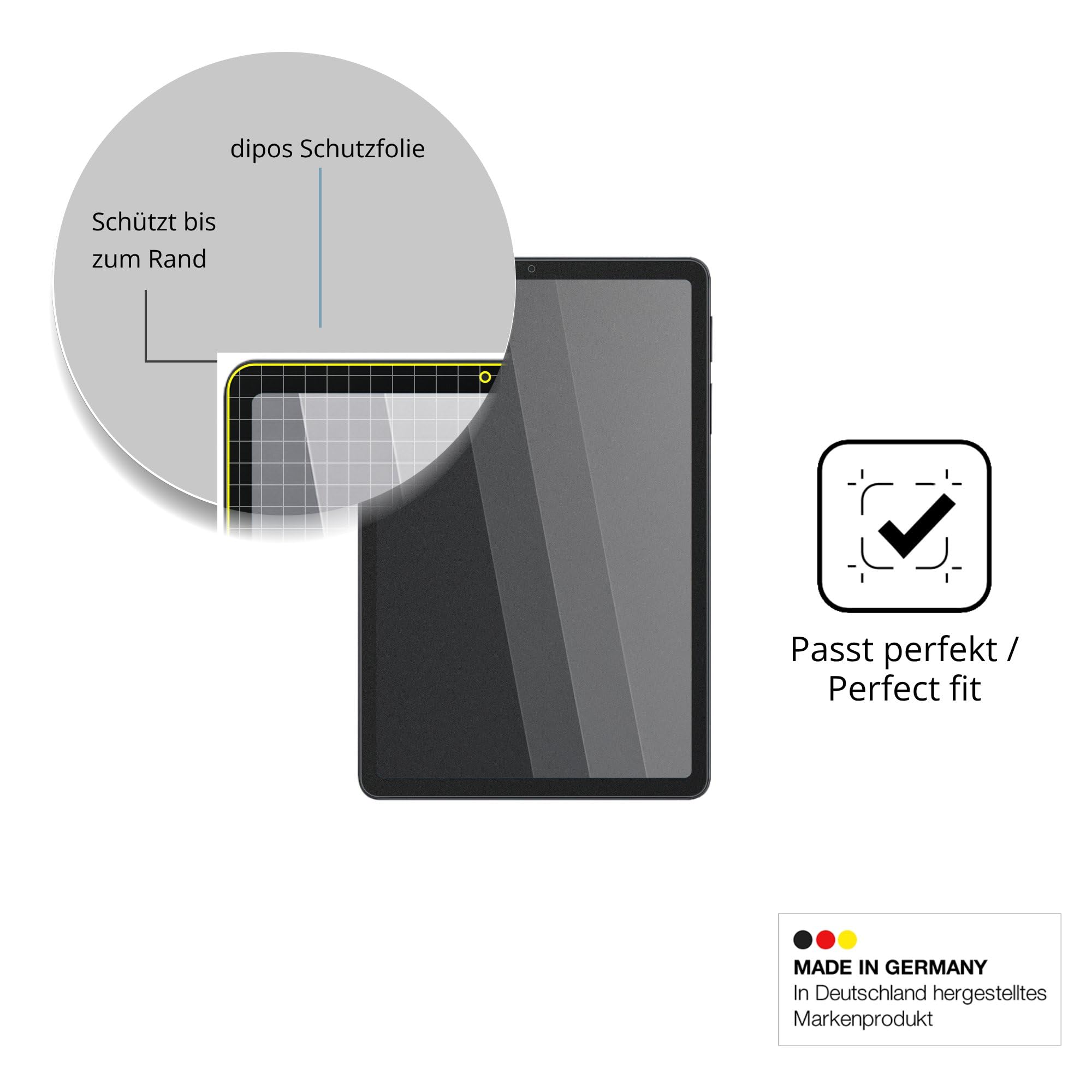 dipos Protector de Pantalla Antiespía para INOI Tab 2 Pro | Película protectora mate, filtro de privacidad 4 vías, ajuste perfecto, antiarañazos, sin burbujas, autoadhesivo