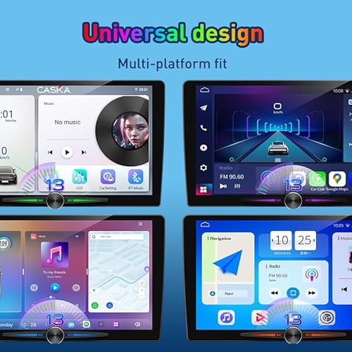 نظام الوسائط المتعددة للسيارة C280 بمقبض تحكم متوسط فردي من كاسكا (9 بوصة)