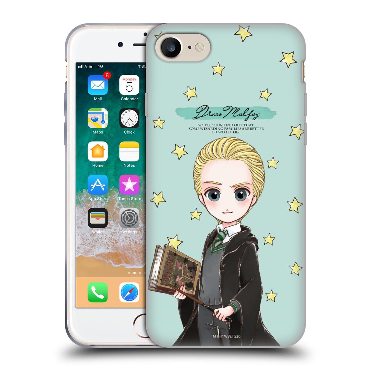 Head Case Designs Licenciado Oficialmente Harry Potter Patrón Luna Reliquias de la Muerte XXXVII Caso Funda de Gel Suave Compatible con Apple iPhone 12 / iPhone 12 Pro — view 171