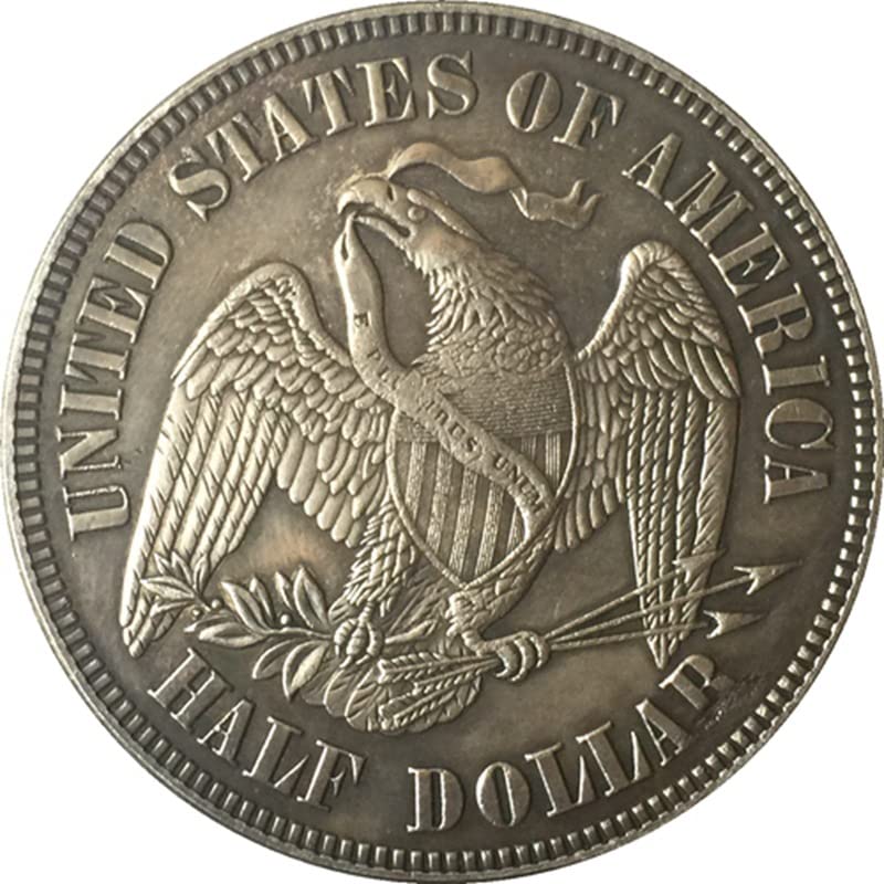 Amazon.co.jp: 1859年 アメリカ記念硬貨 コイン 銅 銀メッキ