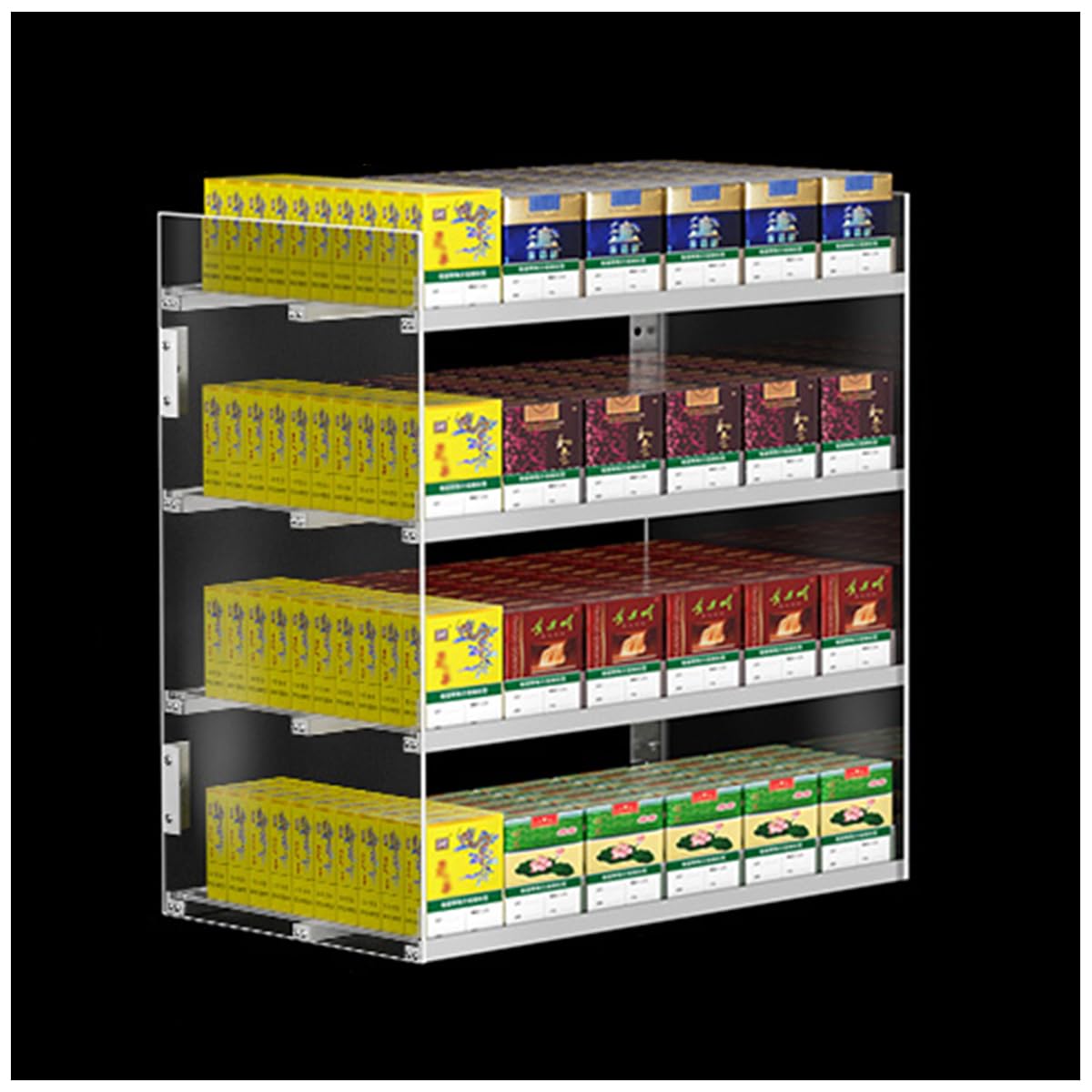 Expositor para cigarrillos de coche ideal para ordenar el mostrador de tiendas de conveniencia