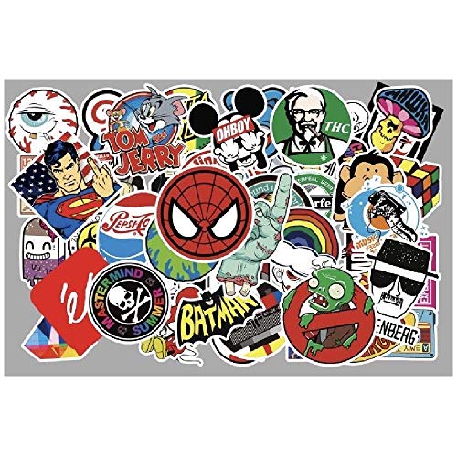 Water Bottles Big 50pcs Set F,Waterproof,Aesthetic,Trendy Stickers for Teens,Girls 