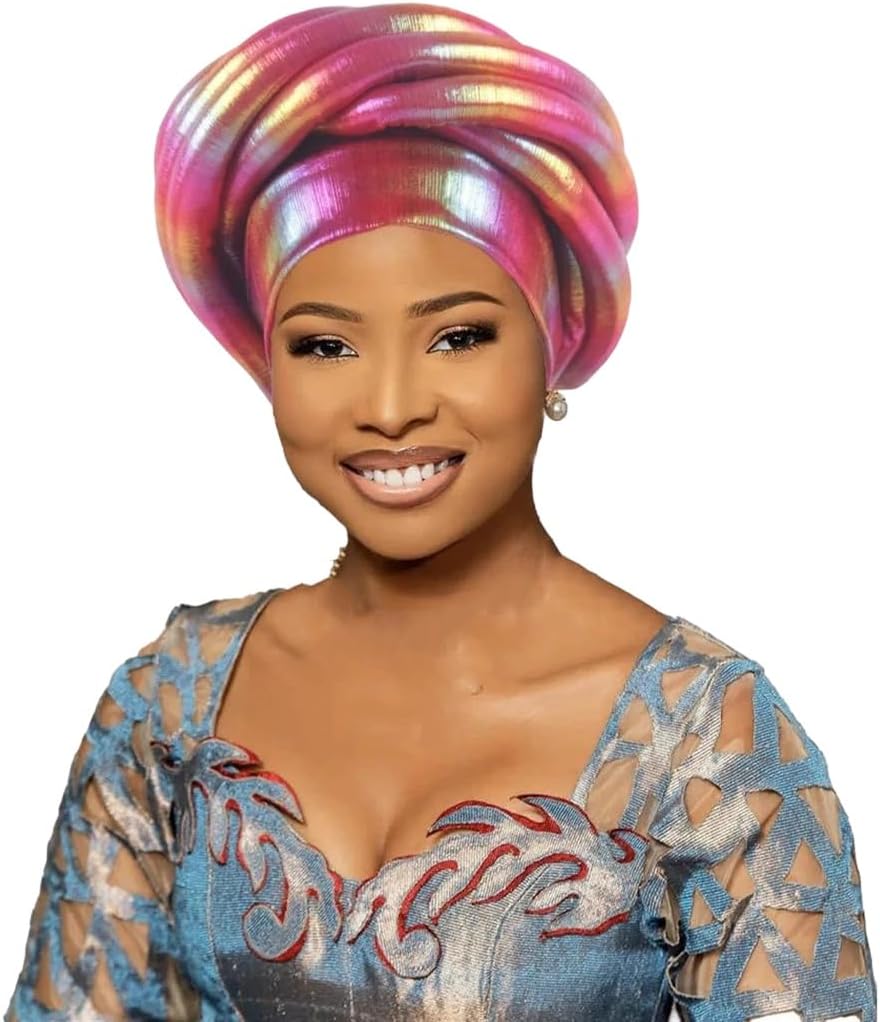 Dvbfufv Women Pleated Turban Cap For Lady Headwraps Muslim Headscarf Hat African Headpiece Headwear
