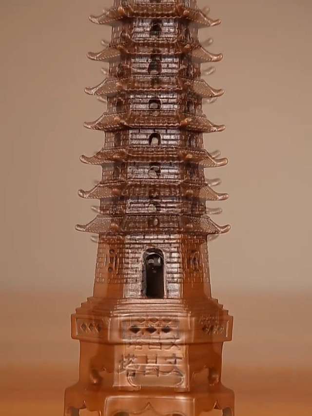 Amazon.co.jp: MOZART 九層/十三層文昌塔紫銅文昌塔装飾品家庭用