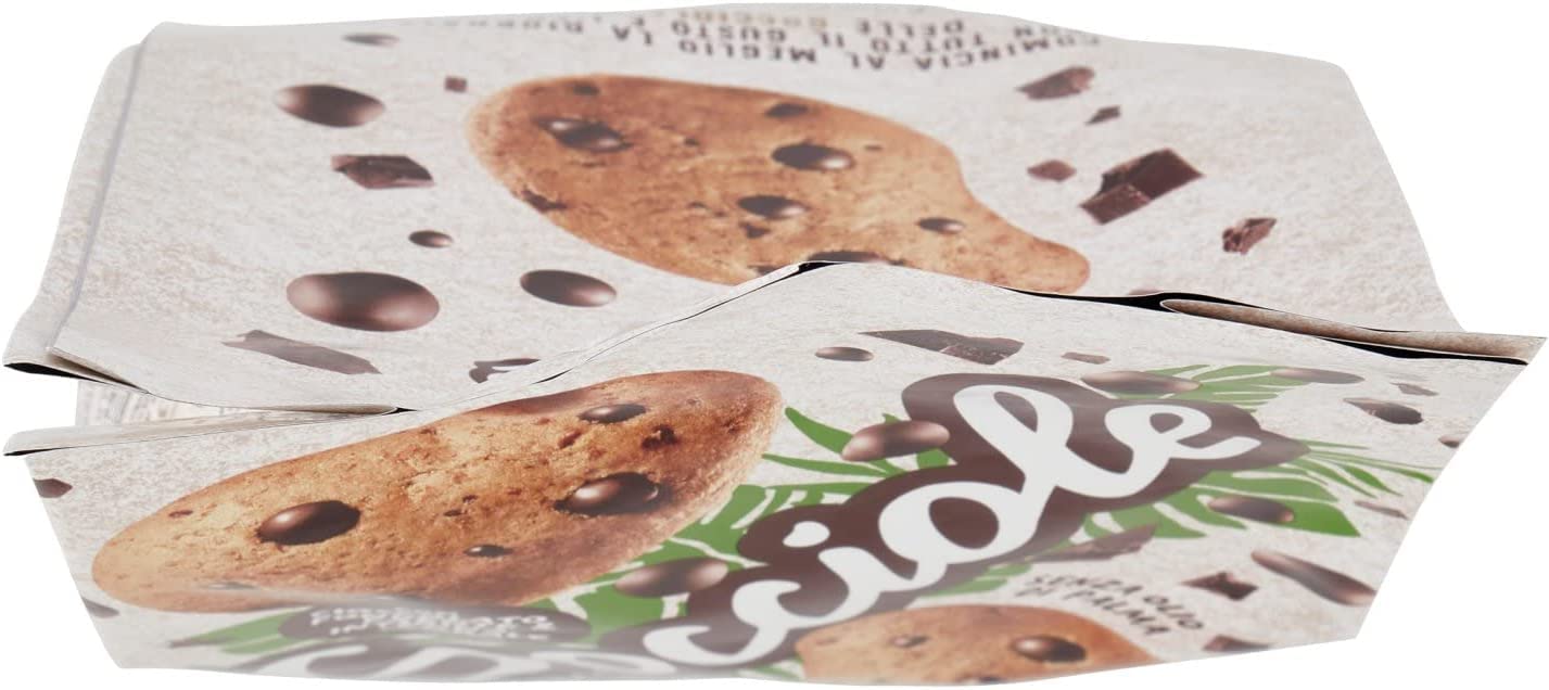 12 galletas Pavesi Gocciole Wild Integrali con harina integral, 350 g, galletas