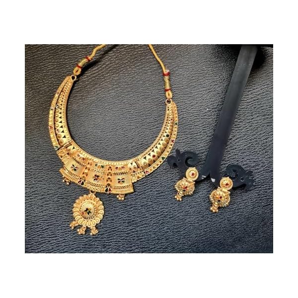 Z HOUSE Handcrafted Gold-Plated Jewellery Set for Women and girls - Image 8