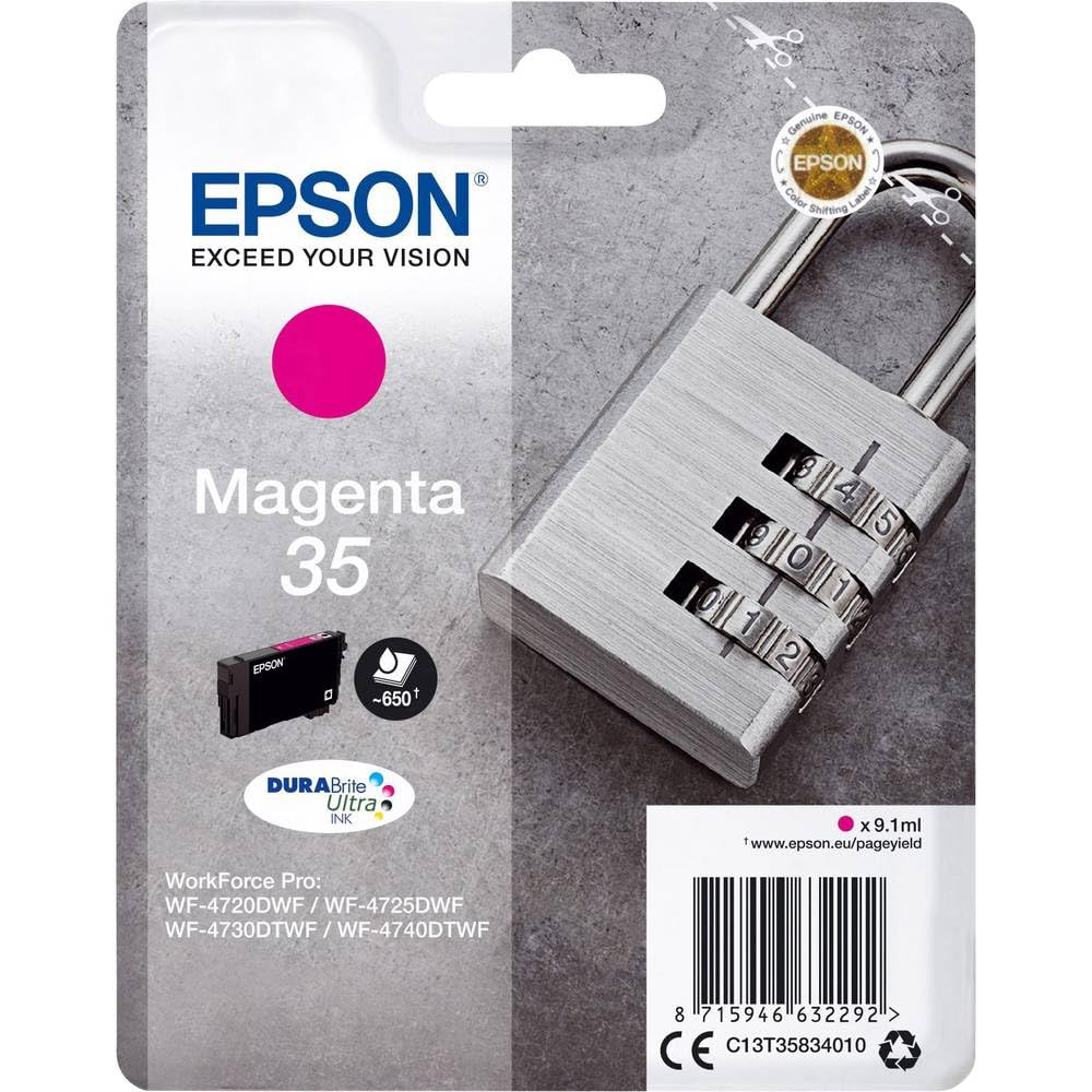 Epson Magenta C13t35834010/35 Ink Cartridge 650 Pages 9.1Ml For