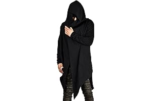 Poriff's Gothic Mens Cape: Perfect for Gloomy Gentlemen and Wannabe Vampires