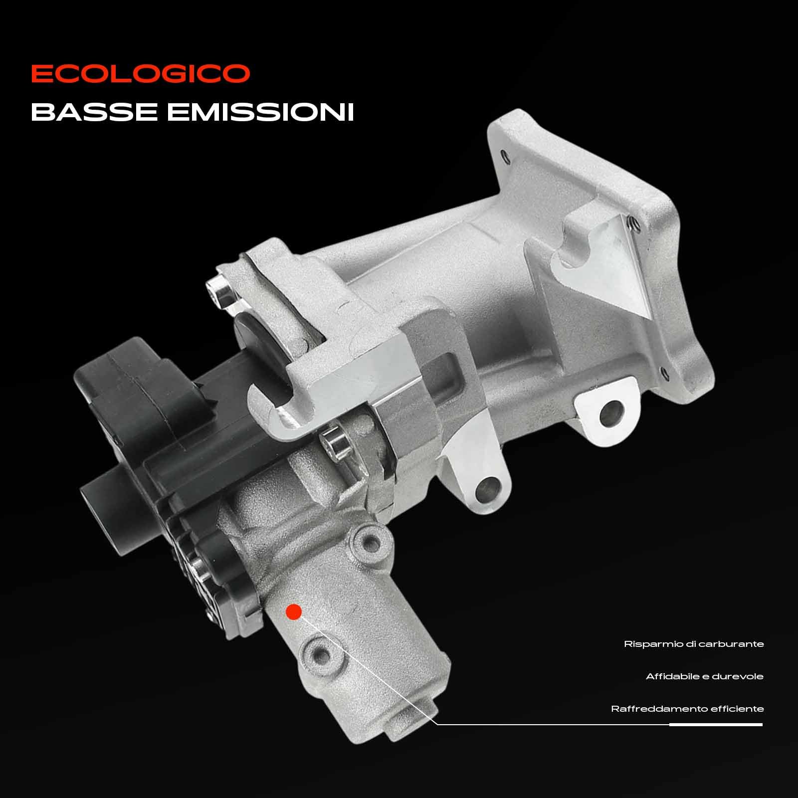 Frankberg Valvola EGR per il ricircolo dei gas di scarico 1427355 | Compatibile con: Galaxy WA6, 607 9D 9U, S-Max WA6, Mondeo IV Berlina BA7, R.a.n.g.e R.o.v.e.r Evoque L538, Ulisse 179