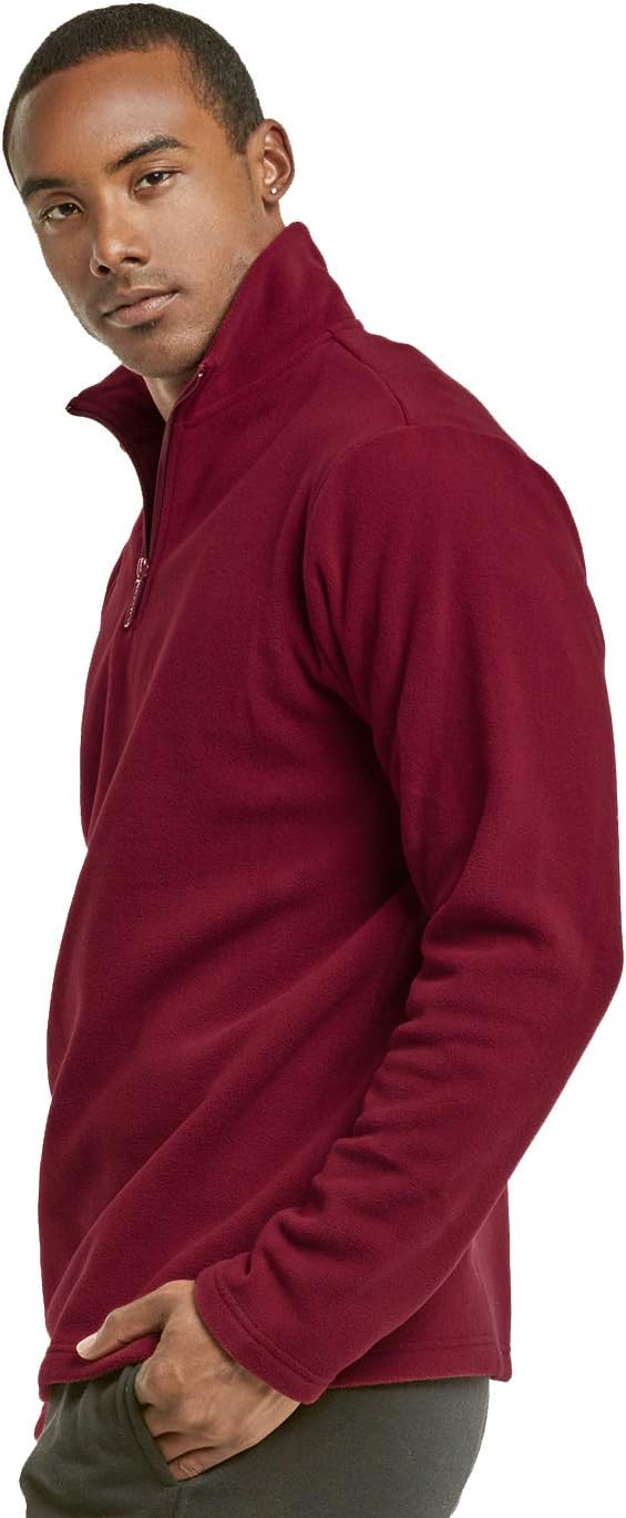 Knocker Men's Polar Fleece Quarter Zip Pullover image 2