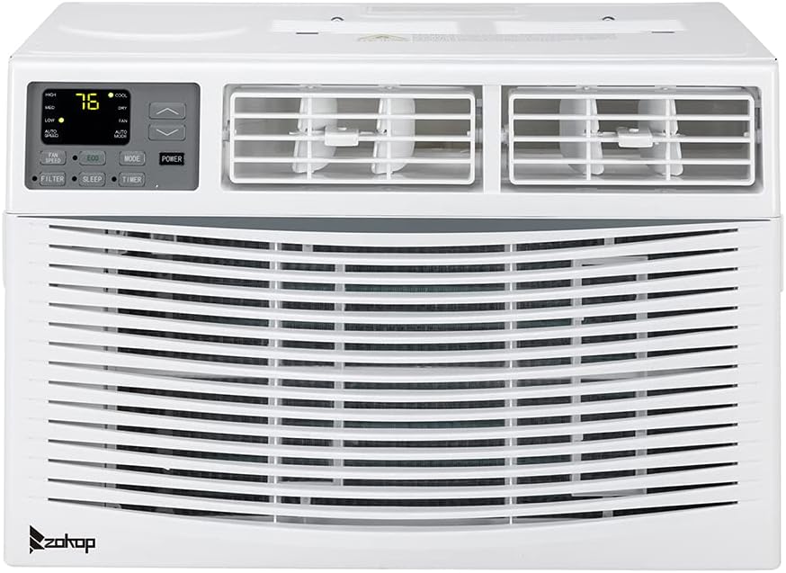 Front view of the Zokop WAC-12000 Portable Air Conditioner unit.
