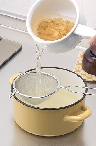 Miniatura 2 de Shimomura Planning - Colador de sopa (fabricado en Japón), apto para lavavajillas, suave colador, malla 30, 30 de malla, huevos a la parrilla,
