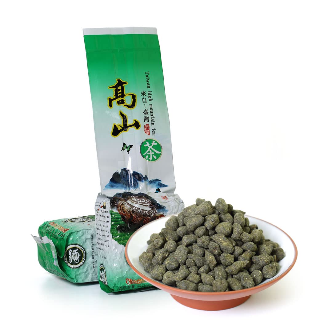 GOARTEATaiwan Oolong Tea Loose Leaf - Ginseng Oolong Tea 4Pcs 250g / Total 35.2oz Taiwan Tea Lan Gui Ren Tea Ginseng Tea - High Mountain Ren Shen Oolong Tea
