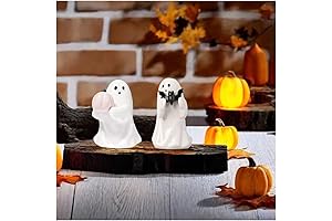 2Packs Cute Resin Small Bats Figurines for Halloween Decor