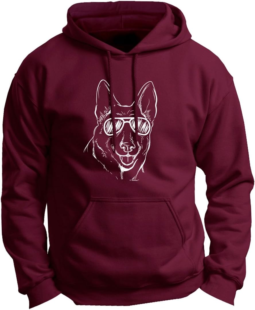 Dog Lover Gift German Shepherd Sunglasses Dog Gift Premium Hoodie Sweatshirt