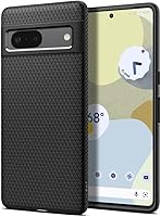 Vista 1 de Spigen Liquid Air - Funda compatible con Google Pixel 7, poliuretano termoplástico, absorción de golpes, compatible con carga inalámbrica, negro mate