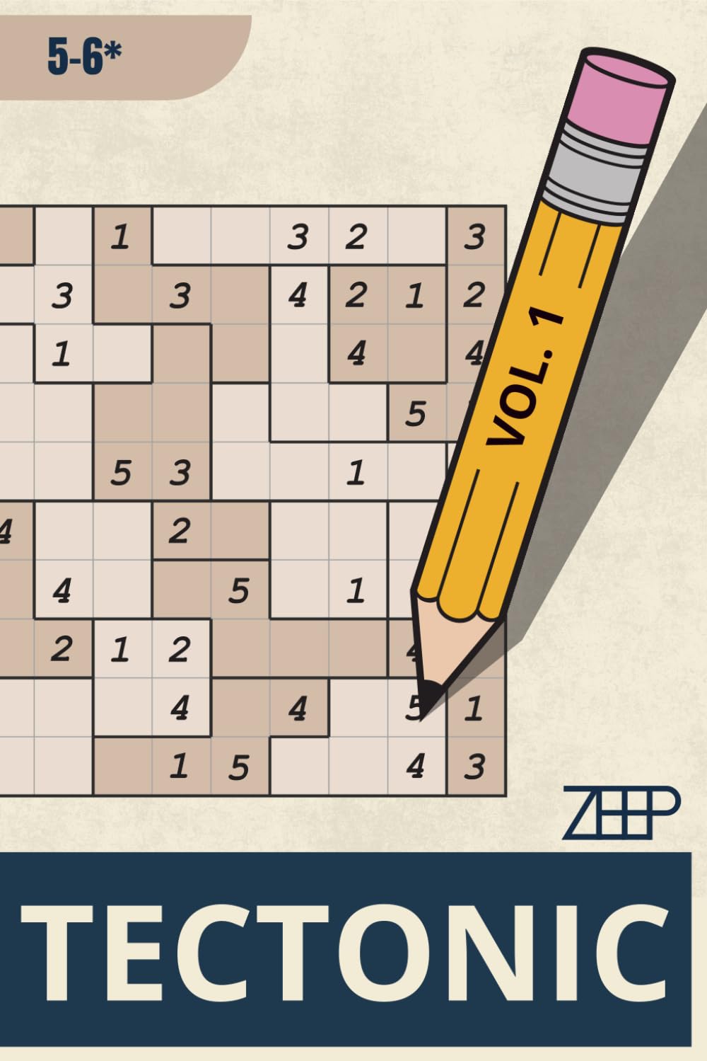 Tectonic Puzzelboek 5-6 Sterren | Zeer Moeilijke Logische Puzzels: Voor ervaren puzzelaars die zoeken naar maximale uitdaging