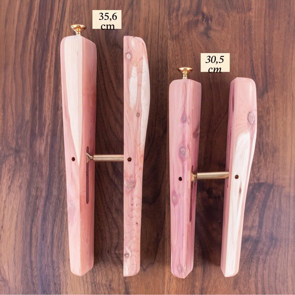 FootFitter Aromatic Cedar Boot Shaft Shapers, Premium Cedar Wood Unisex Boot Shaft Shaper Inserts, Keeps Boots From Creasing