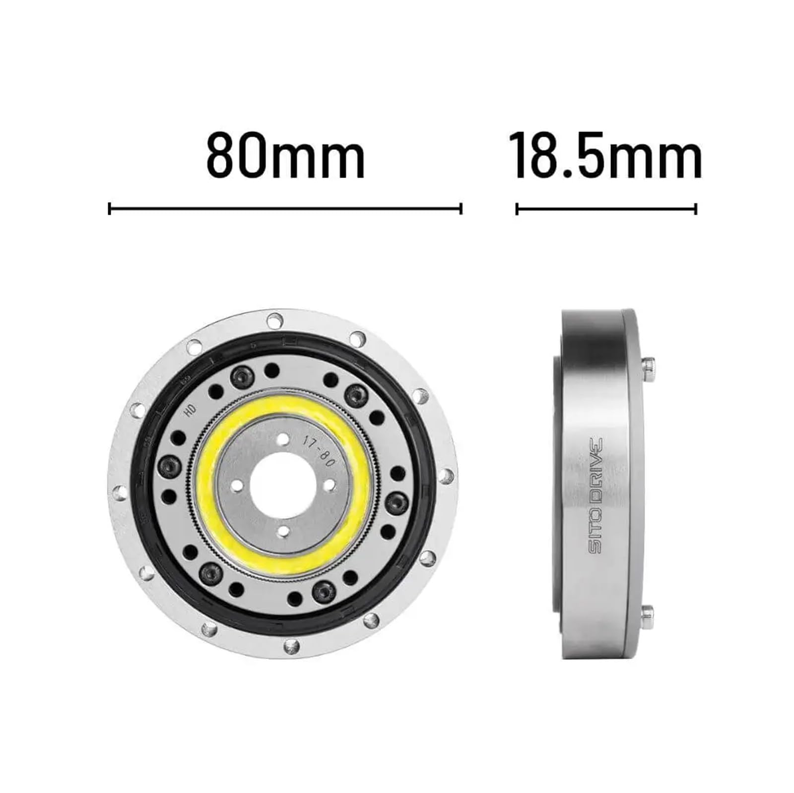 Bolisila HD17 Harmonic Drive Magnetic Encoder Harmonic Reducer Nema 34 Servo Feedback for Surgical Robot(30)