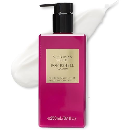 Victoria's Secret Bombshell Passion Fragrance Body Lotion, Notes of Sparkling Cassis, Queen Peony & Fuchsia Rose (8.4 oz)