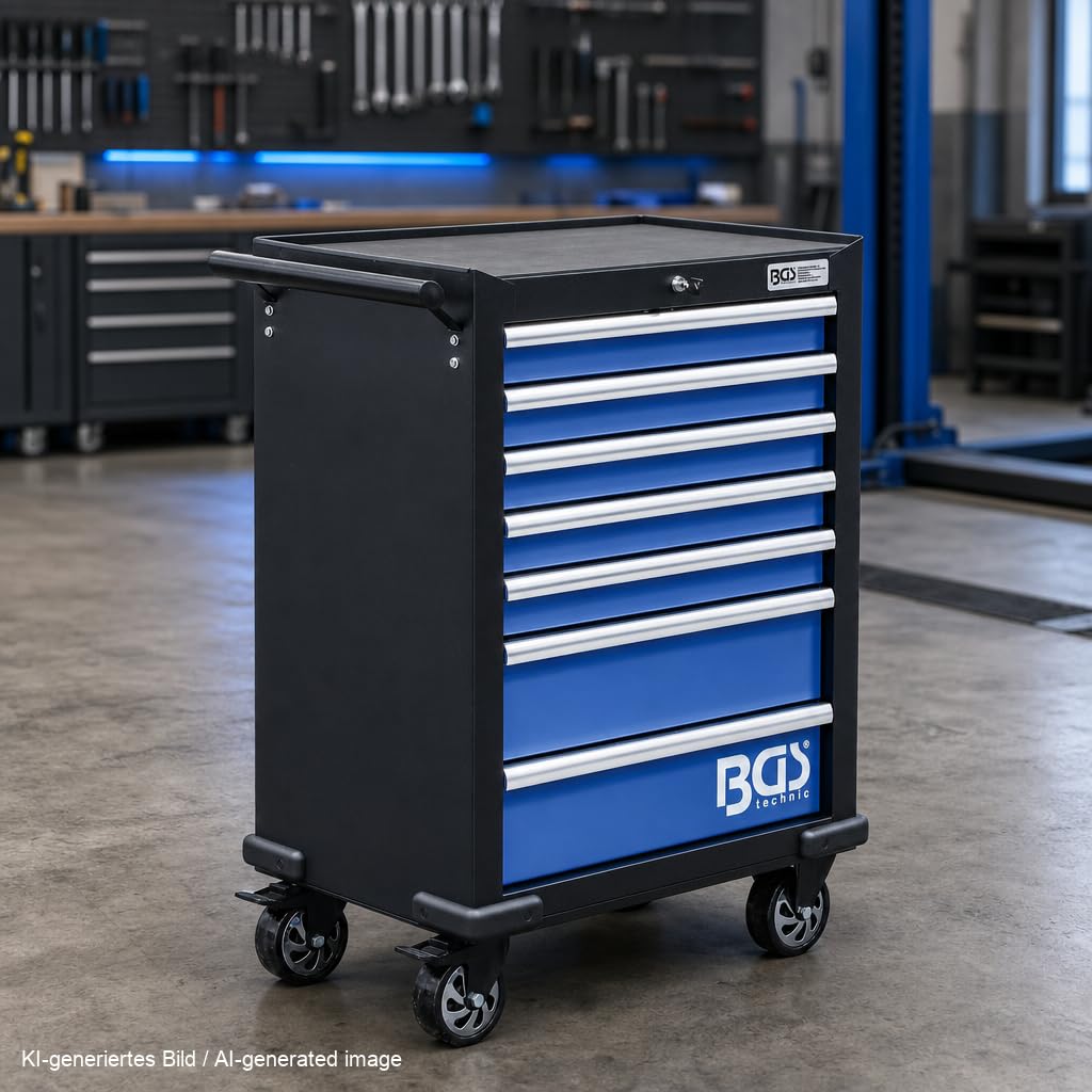 BGS 4204 | Carrello portautensili | 7 cassetti | vuoto