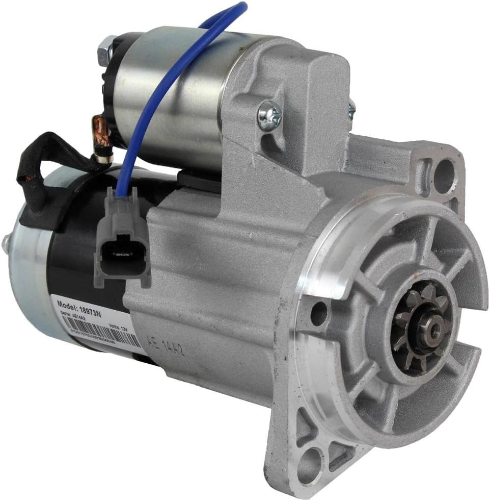 RAREELECTRICAL Starter Motor Compatible with 2004-2009 Mitsubishi Industrial Fg15zn Fg18zn Fg20n-Ho Fg25n-Ho Fg33n Forklift K15 K25 23300-Gs20b M000t65585