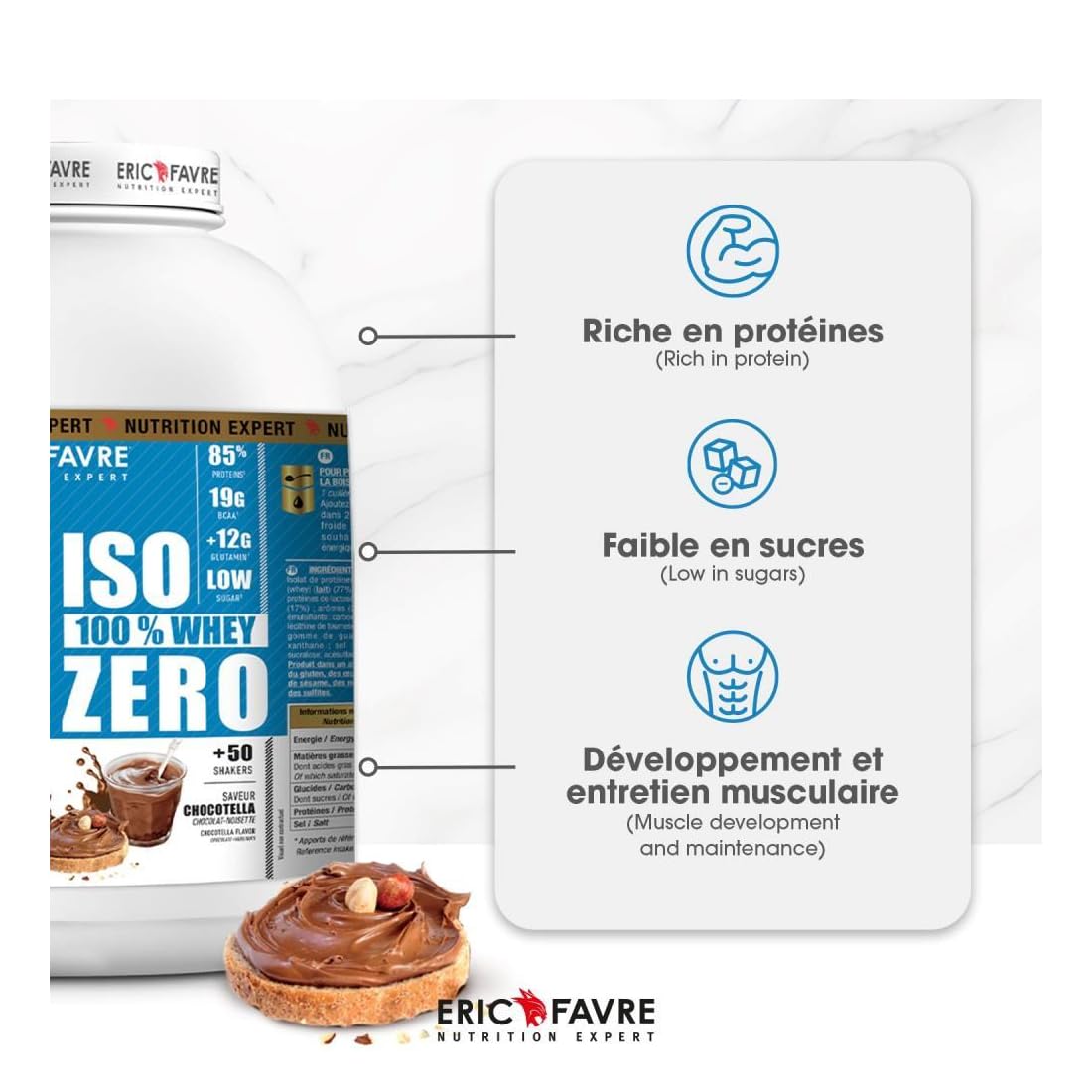 Eric Favre Iso Zero Vanilla 1,5 kg