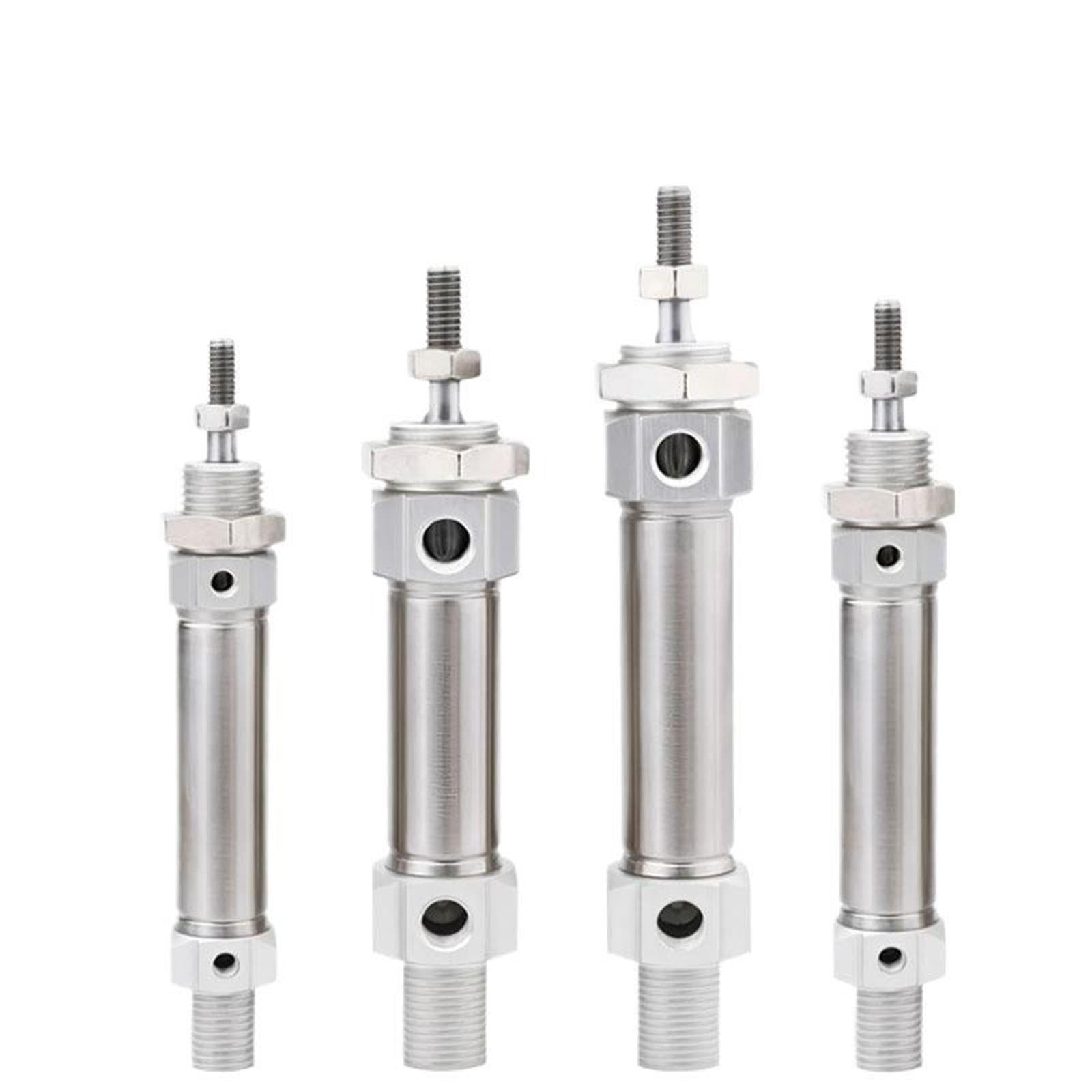 Mini cilindro neumático de acero inoxidable MA MA16 20 25 32 40 de doble efecto(250SCA,MA32)